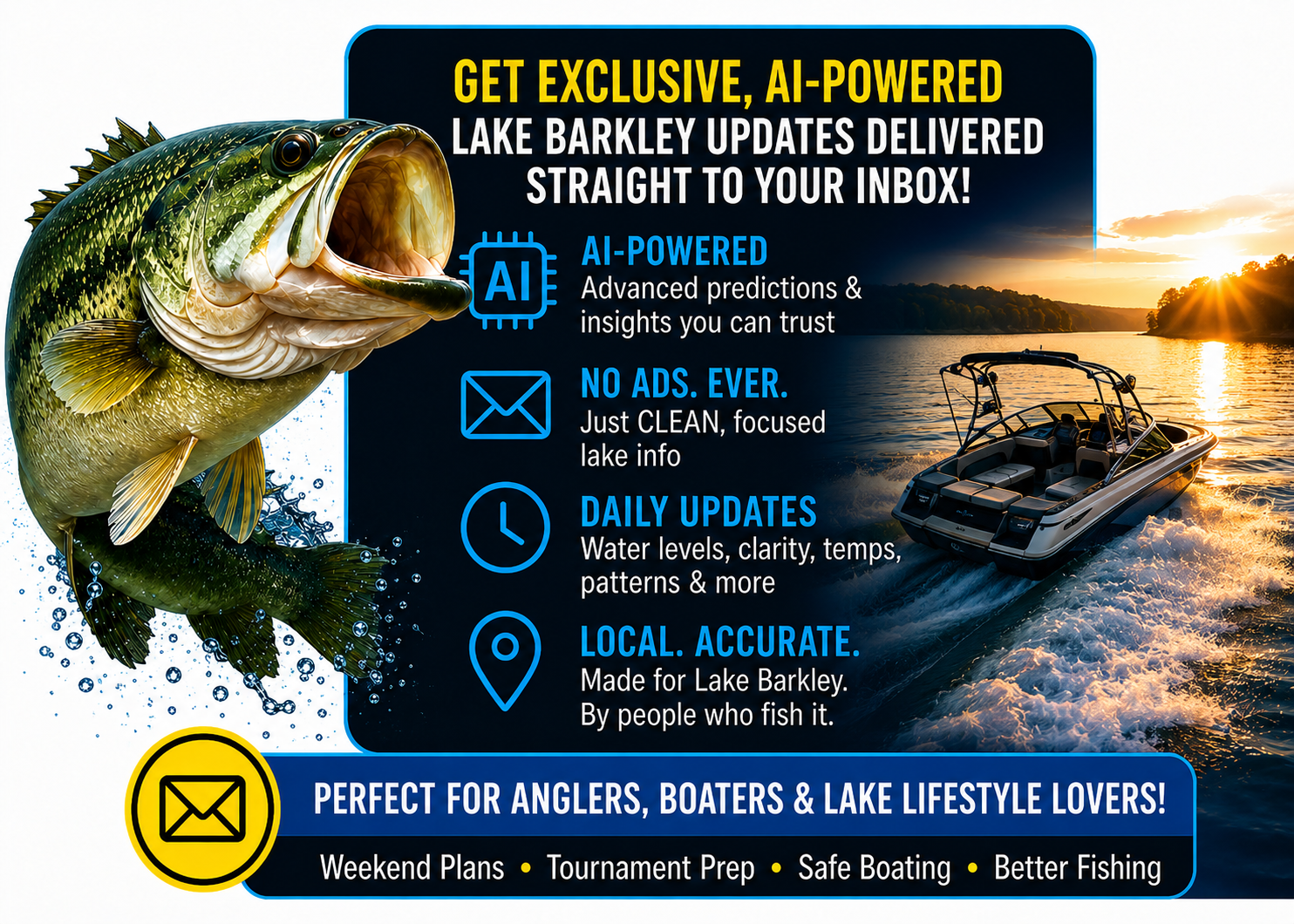 AI-powered Lake Barkley updates delivered straight to your inbox